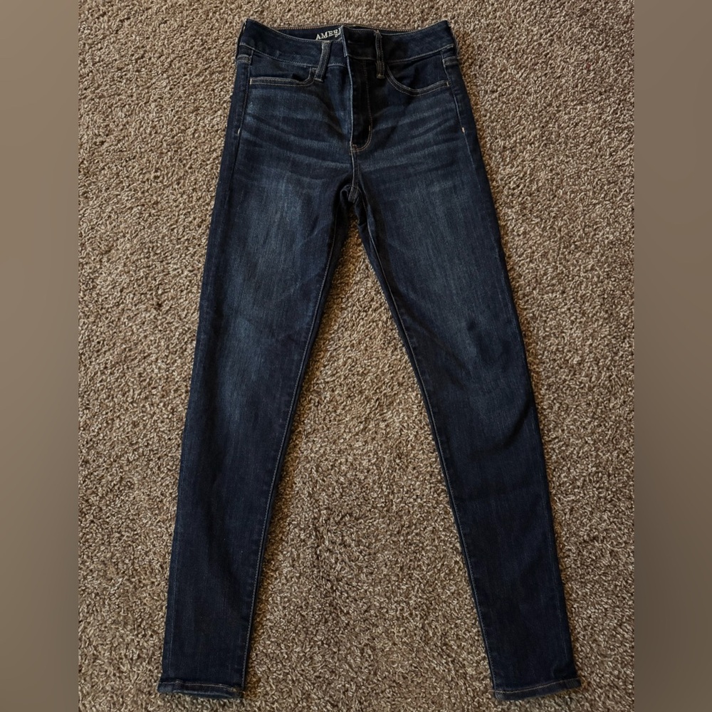 American Eagle Outfitters Dark Indigo Skinny Jeans